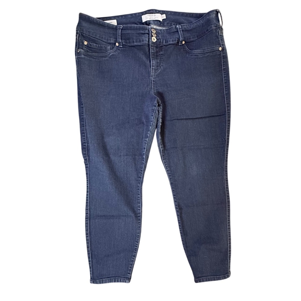 Torrid Denim Jegging First At Fit Dark Wash Plus Size 22S